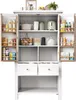 Sweiko keukenkast (80x40x140cm), hoge keukenbuffet, Productafbeelding-voorbeeld 8