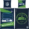 A collage of four images showing different designs of Seattle Seahawks bedding, including the NFL logo and team branding. Náhled obrázku produktu