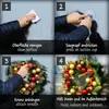 com-four® Kranzaufhänger XL - Herbst-Deko-Aufhänger für Produktbild-Vorschau 3