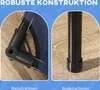Close-up views of a dog bed's metal frame and leg. Produktbild-Vorschau