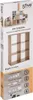 The image shows the packaging of a modular shelving unit. The packaging displays a picture of the assembled shelving unit and provides instructions and product details. Náhled obrázku produktu