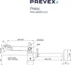 PREVEX Preloc Uniwersalny syfon oszczędzający miejsce do Podgląd zdjęcia produktu 3