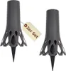 2er Set Grabvase mit Erdspieß Friedhofvase Grabschmuck Produktbild-Vorschau 1