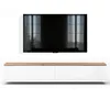 AX LIVING Barvo 2x100 TV Kommode Lowboard Braun/Weiß Produktbild-Vorschau 3