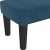 vidaXL Lavica Dark Blue 70x30x30 cm Velvet Náhľad obrázku produktu 5