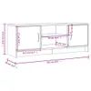 VidaXL 823257, Szary, Drewno, Drewno, 1020 mm, 300 mm, 375 Podgląd zdjęcia produktu 8