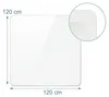 Tapis de protection pour chaise de bureau Relaxdays, 120 x Voir les images du produit 4