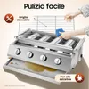 Gasgrill für Garten und Camping - BBQ 4-Brenner - LPG Produktbild-Vorschau 5