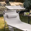 SoBuy Sonnenliege Gartenliege klappbarer Liegestuhl mit Produktbild-Vorschau 6