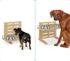 Relaxdays Futterstation Hund, höhenverstellbare Hundebar, Produktbild-Vorschau 5