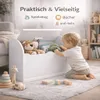 Spielzeugtruhe Kinder Sitztruhe Kinderbank Sitzbank Soft Produktbild-Vorschau 7