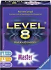 The image shows the front packaging of the board game 'Level 8 Master'. Produktbild-Vorschau