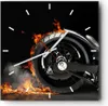 Wanduhr - Quadrat - Glasuhr - Zerhacker geschwindigkeit Produktbild-Vorschau 1