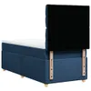 Boxspringbett mit Matratze Blau 90x200 cm Stoff Produktbild-Vorschau 8