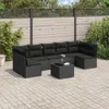The Living Store 8-tlg. Garten-Sofagarnitur mit Kissen Produktbild-Vorschau 2