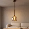 Hängeleuchte Metall Rauchglas D: 15 cm rund H: max. 160 cm Produktbild-Vorschau 2