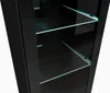Armoire de rangement Rio Hauteur 131 cm Noir brillant - Voir les images du produit 4