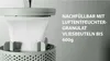 A close-up view of a dehumidifier refill bag being inserted into a dehumidifier unit. Produktbild-Vorschau