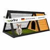 Hasenstall Kaninchenstall Dreieck Moritz 096 | 115 x 56,5 x Produktbild-Vorschau 1