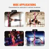 Collage of four images showing a pole dance pole being used in different settings: home, dancing room, bar, and club. Náhled obrázku produktu