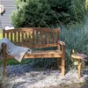 Teakholz Garten-/Balkonsitzbank - bene living - Bradford Produktbild-Vorschau 14