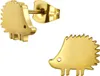 Ohrringe Ohrstecker 316L Chirurgenstahl mit Igel in Produktbild-Vorschau 1