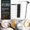 Arendo Messbecher 1 l Glas Messkrug, Borosilikatglas, Produktbild-Vorschau 4