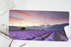 MuchoWow® Mauspad Mousepad Sonnenuntergang über Lavendel Produktbild-Vorschau 5
