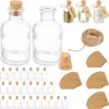 Relaxdays Dekogläser 30er Set, Glasflaschen mit Korken, 60 Produktbild-Vorschau 1