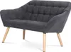 Autronic Dvousedačka AK-322 GREY2 - tmavě šedá Náhled obrázku produktu 1