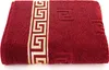 Luxus Medusa Badetuch 100x150 cm - Bordeaux - feinste Produktbild-Vorschau 1