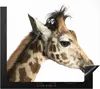 KitchenYeah© Herdabdeckplatte Tier - Giraffe - Weiß , Produktbild-Vorschau 1