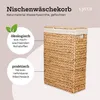Nischenwäschekorb in versch. Größen aus Wasserhyzinthe Produktbild-Vorschau 2