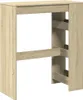 vidaXL Barový stůl s policí Sonoma dub 90x40x103,5 cm Náhled obrázku produktu 6