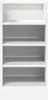 A white, four-shelf cabinet or storage unit. Produktbild-Vorschau