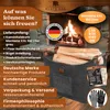 BLACK OAK MONTANA XXL Holzkorb 100L Filzkorb Grau mit Produktbild-Vorschau 8