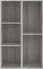 vidaXL Bücherregal/Sideboard Grau Sonoma 50x25x80 cm Produktbild-Vorschau 6