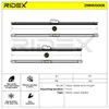 RIDEX Scheibenwischer Vorne 700mm/575mm für HONDA CIVIC Produktbild-Vorschau 5