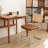Set van 2 eetkamerstoelen van kunstleer met chromen poten, Productafbeelding-voorbeeld 12