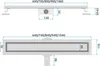 Technical drawing with dimensions of a shower drain. Náhľad obrázku produktu