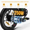 HITWAY faltbares Elektrofahrrad, 20-Zoll-Elektro-Fatbike, Produktbild-Vorschau 4