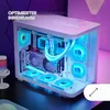 Mars Gaming MCFUSION, Midi Tower, PC, Weiß, ATX, micro ATX, Produktbild-Vorschau 5
