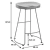 Barhocker MCW-N25, Barstuhl Tresenhocker Küchenhocker, Produktbild-Vorschau 10