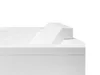 A close-up view of the corner of a white bathtub. Produktbild-Vorschau