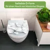 WC Sitz mit Absenkautomatik D Form Motiv Papiertropfen Produktbild-Vorschau 2