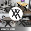Metalowe nogi stołowe VEVOR, 71,9 x 60,4 cm, czarne nogi Podgląd zdjęcia produktu 8