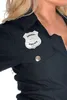 Kostüm Bluse "Polizistin" | Schwarz Größe: S/M Produktbild-Vorschau 6
