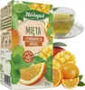 A box of Herbapol mint tea with orange and mango flavor, with a cup of tea and fruit slices shown. Anteprima dell’immagine prodotto