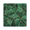 MuchoWow® Mauspad Mousepad Smaragd - Gold - Abstrakt - Produktbild-Vorschau 1