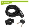 Trizand 27614 Fahrradschloss 150 cm, 12 mm, Stahl, schwarz Produktbild-Vorschau 9